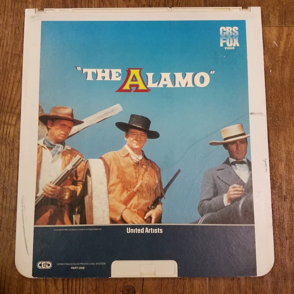 Capacitance Electronic Disc The Alamo CED John Wayne disc 1